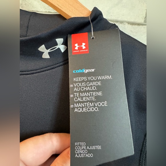 Under Armour Women's ColdGear Authentics Mock Neck Size L - Picture 2 of 7